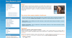 Desktop Screenshot of becikowe.com